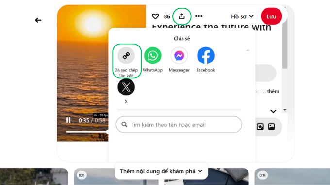 Bước 1 cách tải video Pinterest về máy tính