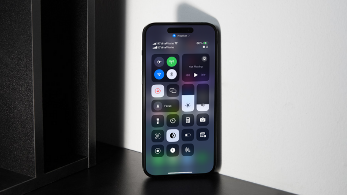 Control Center trên iPhone X trở lên