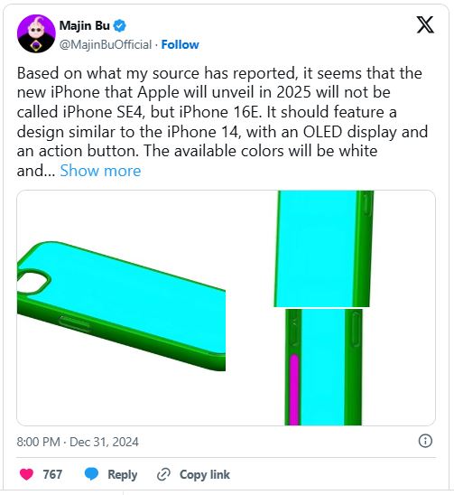 Apple có thể ra mắt iPhone SE 4 với tên gọi là iPhone 16E
