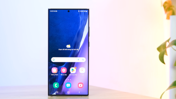 Galaxy Note 20 Ultra hiển thị khá sắc nét