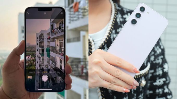 camera iphone 14 Ppus và galaxy s23 plus