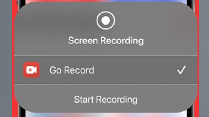 Ứng dụng quay màn hình iPhone, iPad Go Record