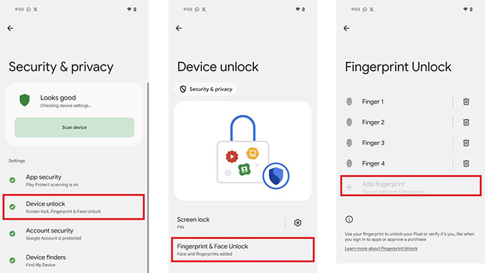 Cách làm cho máy quét vân tay trên Google Pixel 8 và Pixel 8 Pro nhanh hơn và đáng tin cậy hơn