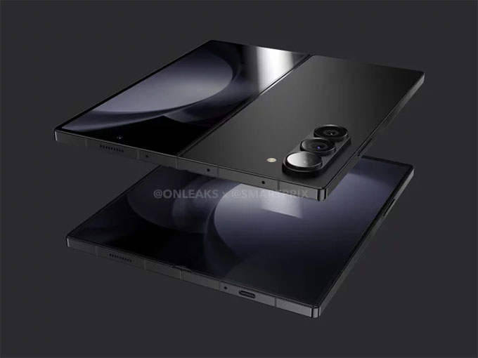  Hình ảnh kết xuất Samsung Galaxy Z Fold 6 rò rỉ
