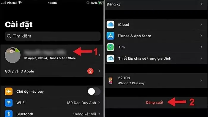 Hướng Dẫn Đổi Tài Khoản iCloud Trên iPhone, iPad và macOS