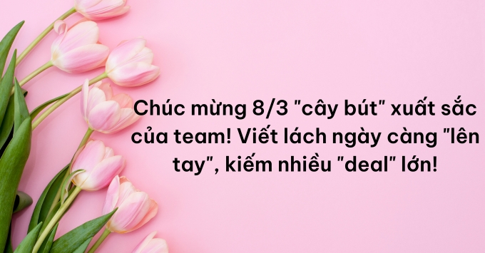 Lời chúc 8/3 hài hước đồng nghiệp công sở