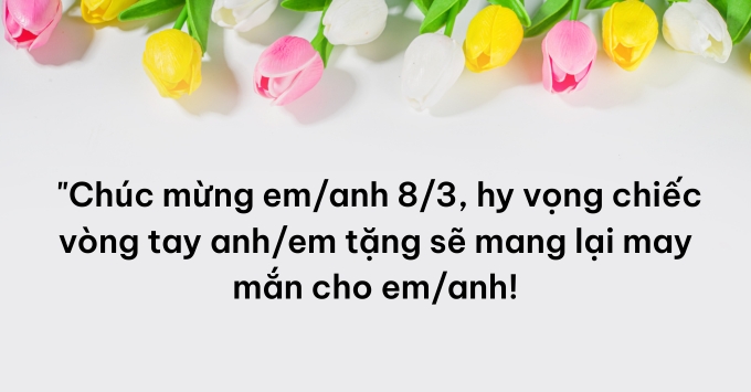 Lời chúc 8/3 hài hước cho người yêu