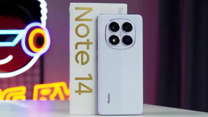 Xiaomi Redmi Note 14 Pro màu tím độc đáo