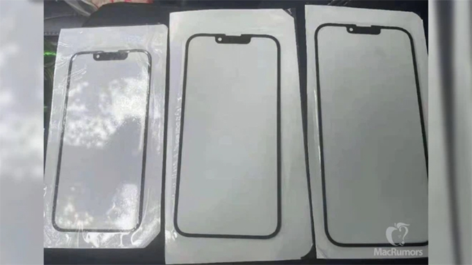 Mặt kính của iPhone 13 lộ diện, xác nhận notch tai thỏ nhỏ gọn hơn