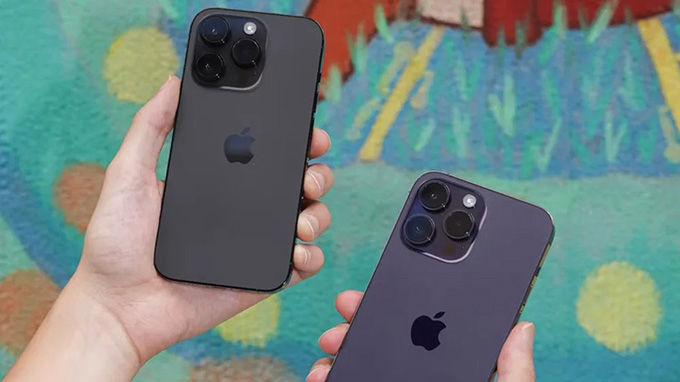 iPhone 14 “Pro” năm nay, Apple đã bổ sung thêm 2 màu sắc mới bao gồm màu Black Space và Deep Purple