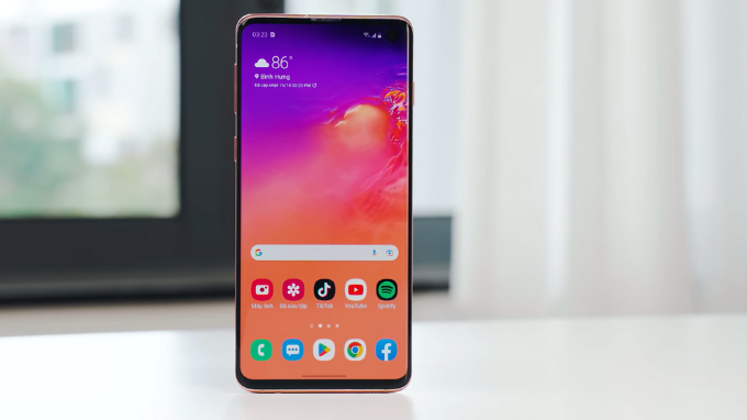 Màn hình Galaxy S10 sở hữu cùng kích thước với S23