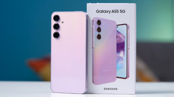 Galaxy A55 thiết kế nguyên khối