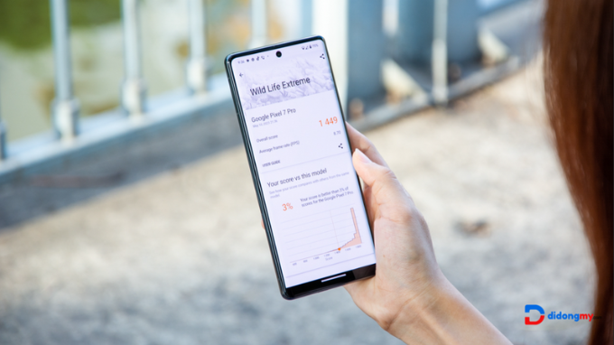 Hiệu năng Google Pixel 7 Pro hoàn hảo