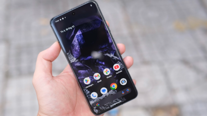 Thiết kế màn hình Google Pixel 8 cũ