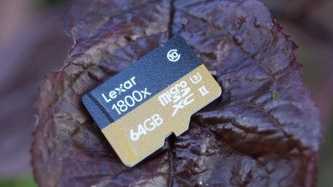 Lexar Professional 1800x microSDXC bảo mật khá chất lượng