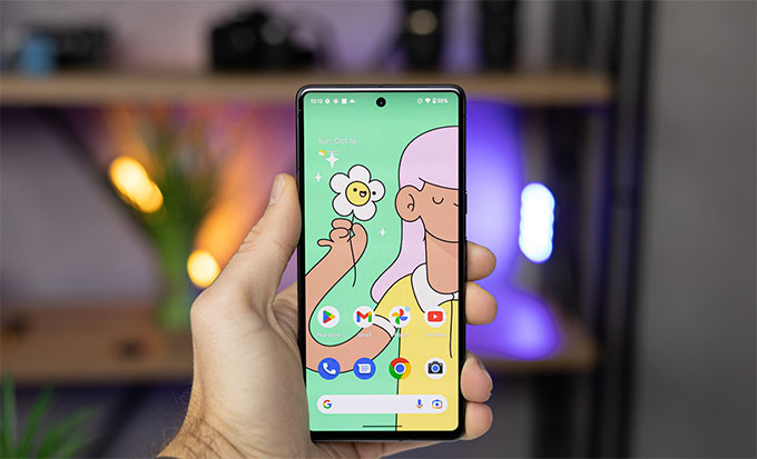 Màn hình Google Pixel 7 128GB cũ giá rẻ sử dụng tấm nền AMOLED