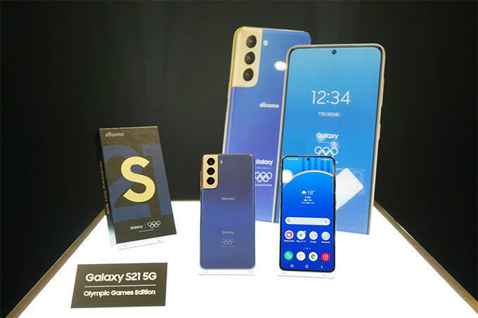 Hình ảnh Galaxy S21 5G Olympic Editione xuất hiện với ngoại hình lôi cuốn