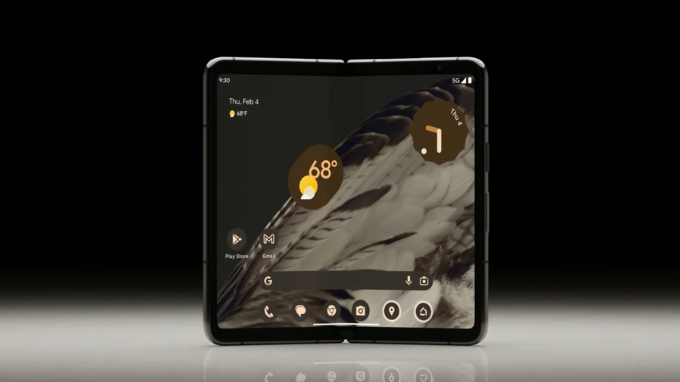 Google Pixel Fold hiển thị rộng rãi, toàn diện