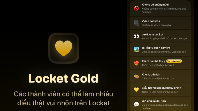 Có nên nâng cấp Locket Gold?