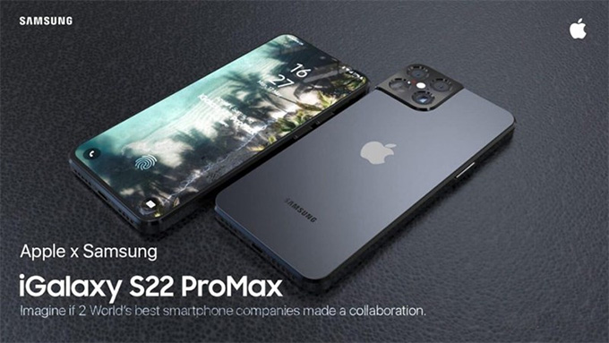 Mãn nhãn trước concept iGalaxy S22 ProMax - Khi Apple và Samsung kết hợp sẽ như thế nào?