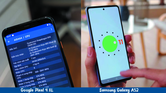 phan-mem-so-sanh-google-pixel-4-xl-samsung-galaxy-a52-didongmy