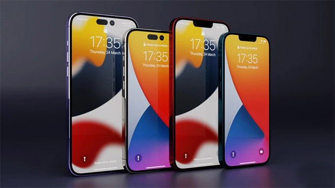 iPhone 14 và iPhone 14 Pro: Màn hình đục lỗ