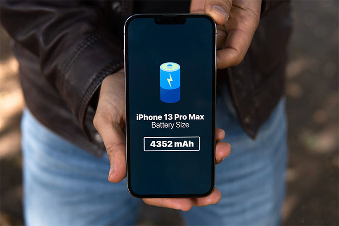 iPhone13 Pro Max được đánh giá là một trong những điện thoại iPhone có thời lượng pin tốt nhất