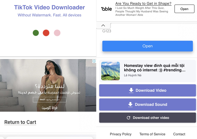 Cách tải video Tiktok không dính logo miễn phí bằng Downloaderi tải video về máy