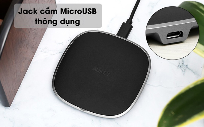 Đế sạc không dây Qi QC 3.0 10W AUKEY LC-C6