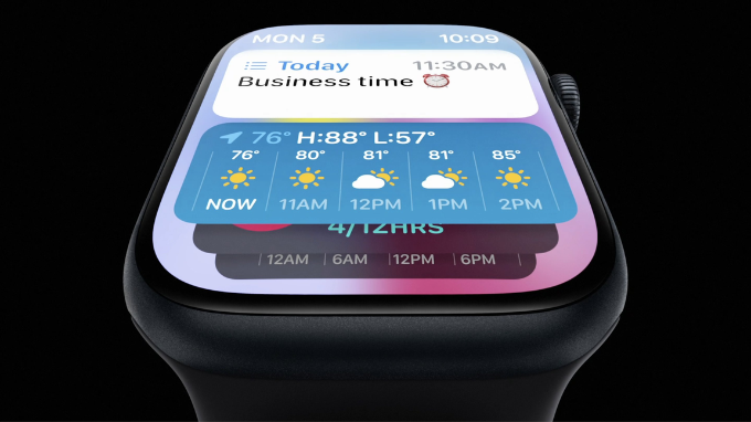 Sắp xếp widgets tiện lợi trên Apple Watch với WatchOS 10