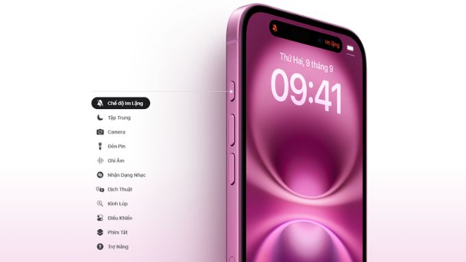 Action Button đã có mặt trên iPhone 16
