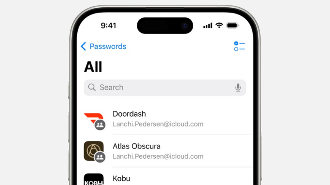 Ứng dụng Mật khẩu mới trên iOS 18