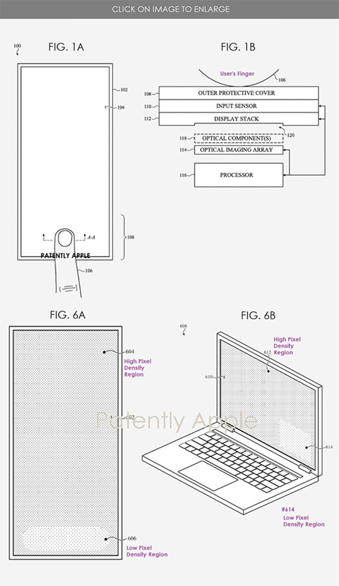 Apple được cấp bằng sáng chế cho công nghệ Face ID và Touch ID dưới màn hình