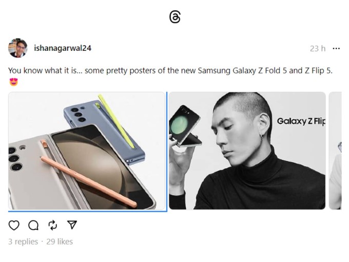 Poster Galaxy Unpacked lộ diện, tiết lộ về bí mật của Samsung Galaxy Z Fold5 với màu sắc mới