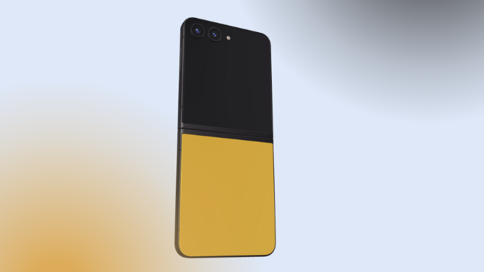 Galaxy Z Flip 5 màu vàng custard độc quyền