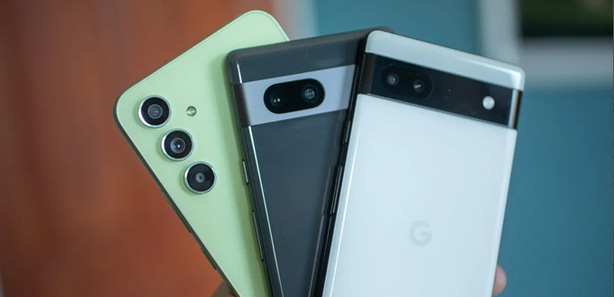 Google Pixel 7A, Pixel 6A và Samsung Galaxy A54 về camera