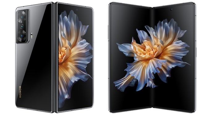 Honor Magic V2 sở hữu tấm nền OLED 6.43 inch tương đối lớn với độ phân giải 2376 × 1060 pixels