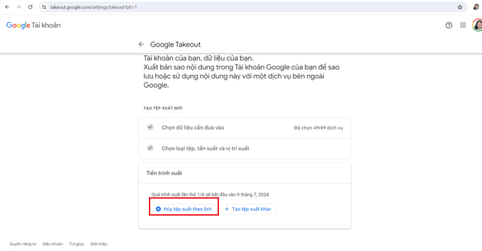 Google Takeout là gì? tải tệp gì?