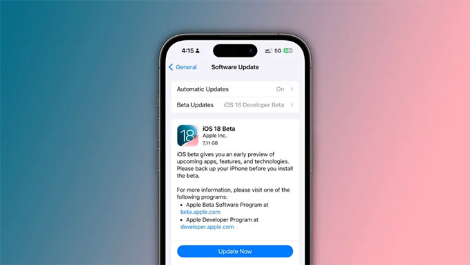 iOS 18 và iPadOS 18 beta 3 đã được phát hành cho các nhà phát triển để thử nghiệm