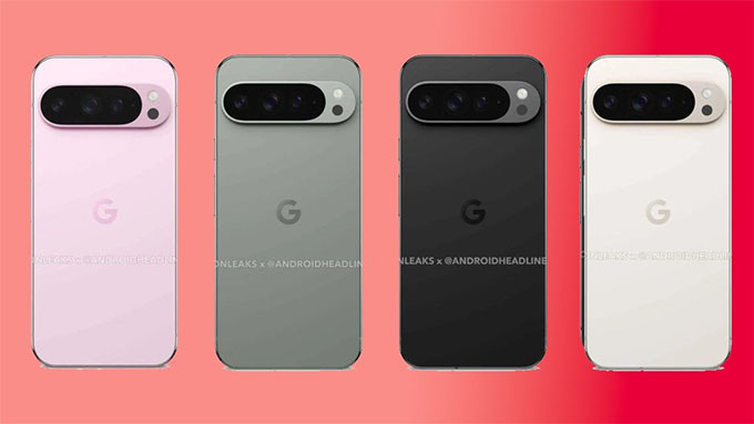 Google Pixel 9 Pro có mấy màu?