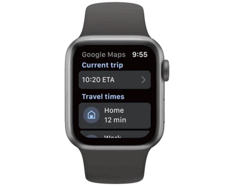 Google Maps trên Apple Watch