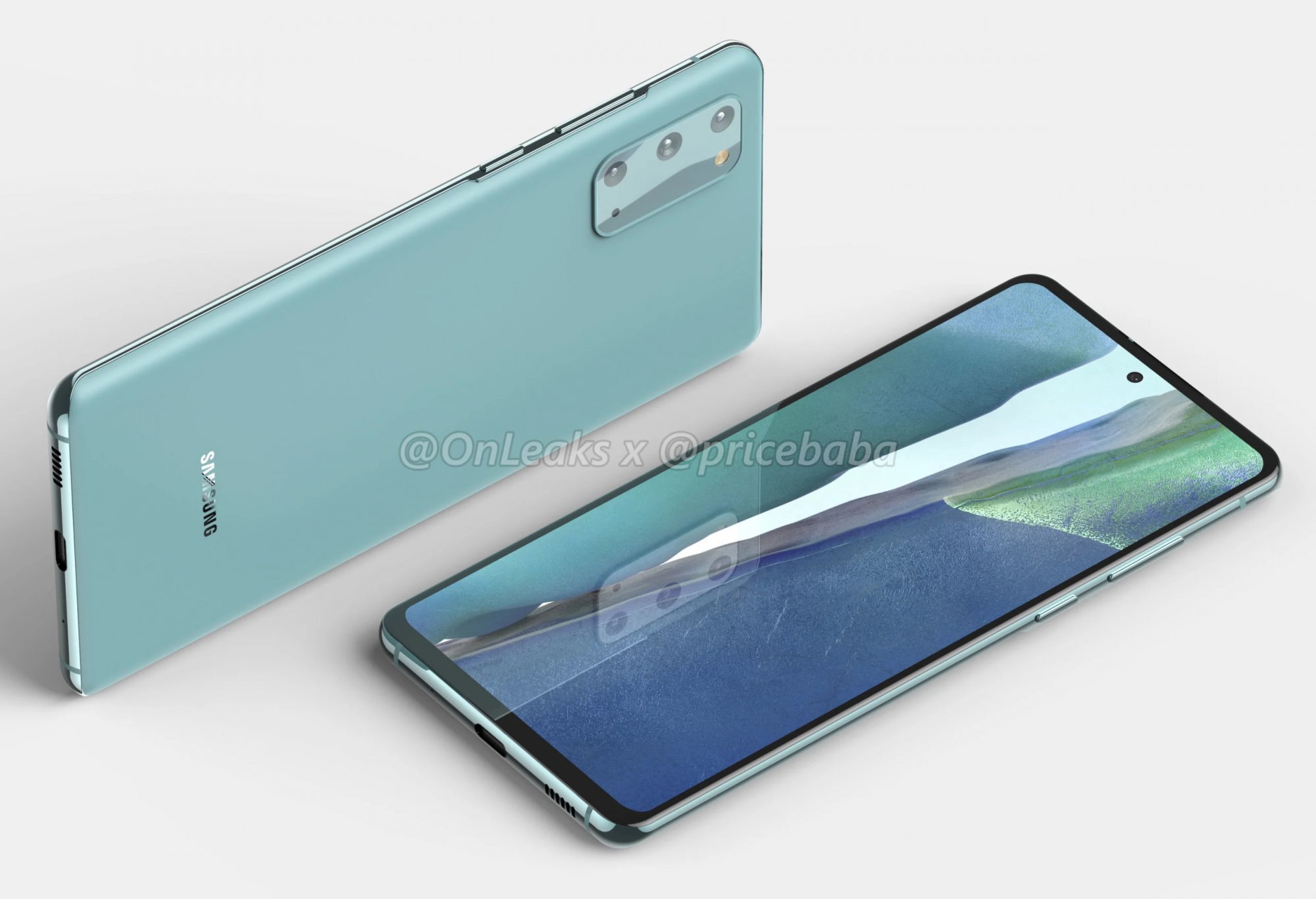 ảnh render Samsung Galaxy S20 FE