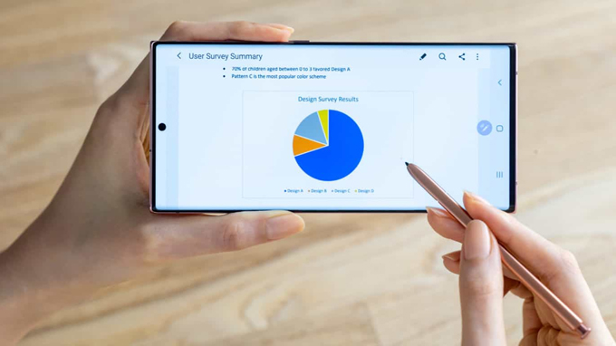 Bút S-Pen trên Galaxy Note 20 hỗ trợ đắc lực
