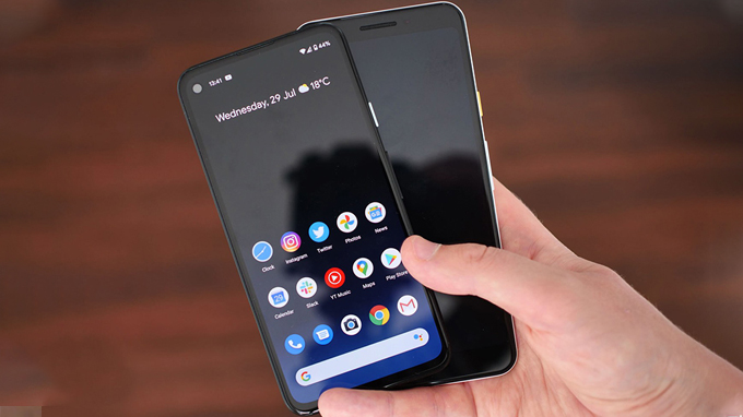 màn hình Google Pixel 4a được nâng lên kích thước 5.81 inch