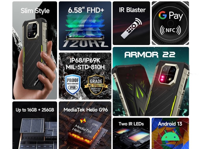 Ulefone Armor 22 Rugged ra mắt