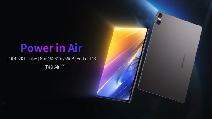 Máy tính bảng Teclast T40 Air đã ra mắt với màn hình 2K và hệ điều hành Android 13