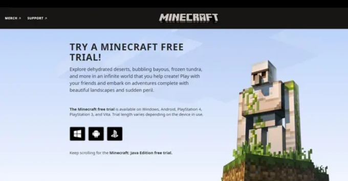 Cách tải game Minecraft miễn phí trên iPhone, iPad bản free