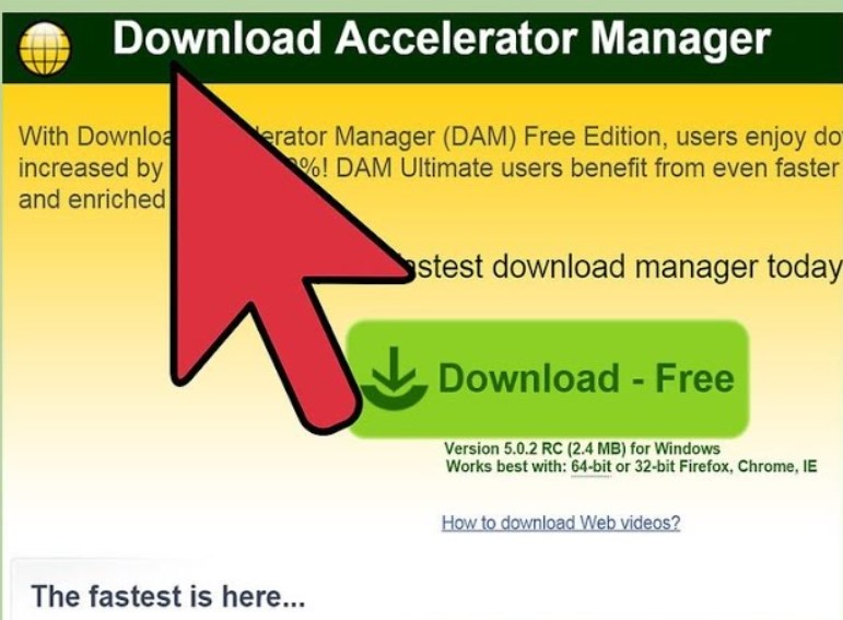 Download Accelerator Manager – Tích hợp quản lý file