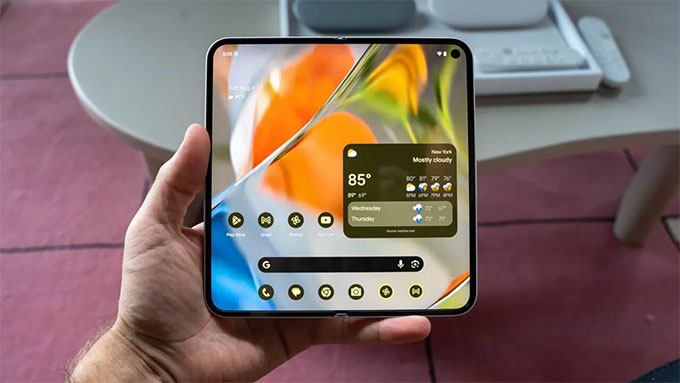 Pixel 9 Pro Fold sở hữu màn hình sắc nét