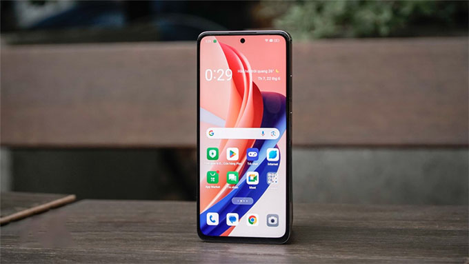 Oppo Reno 12F 5G 256GB chính hãng sử dụng tấm nền AMOLED 